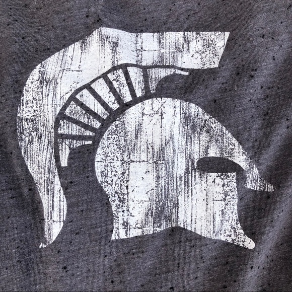 Distressed Spartans Cropped Shirt - Picture 2 of 3